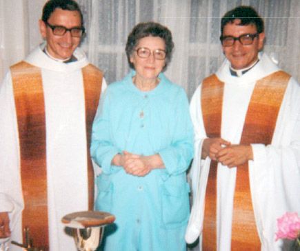 Father Guy and Armand Girard with Mimi (1983-2002)
