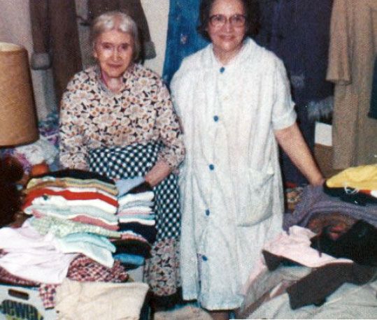 Mimi avec Louise Garant et son amour des pauvres